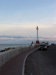 lighthouse at sunset